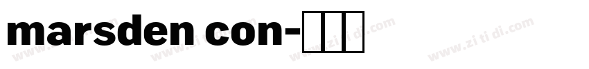 marsden con字体转换